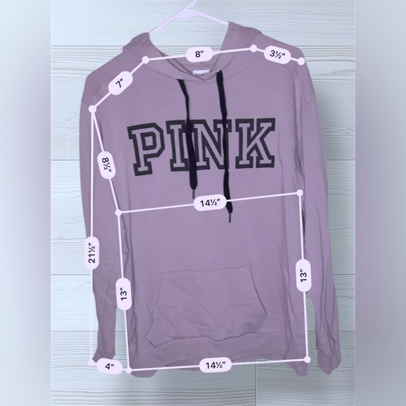 VICTORIAS SECRET PINK Y2K Women’s Everyday Lounge Pullover Hoodie - Picture 7 of 9